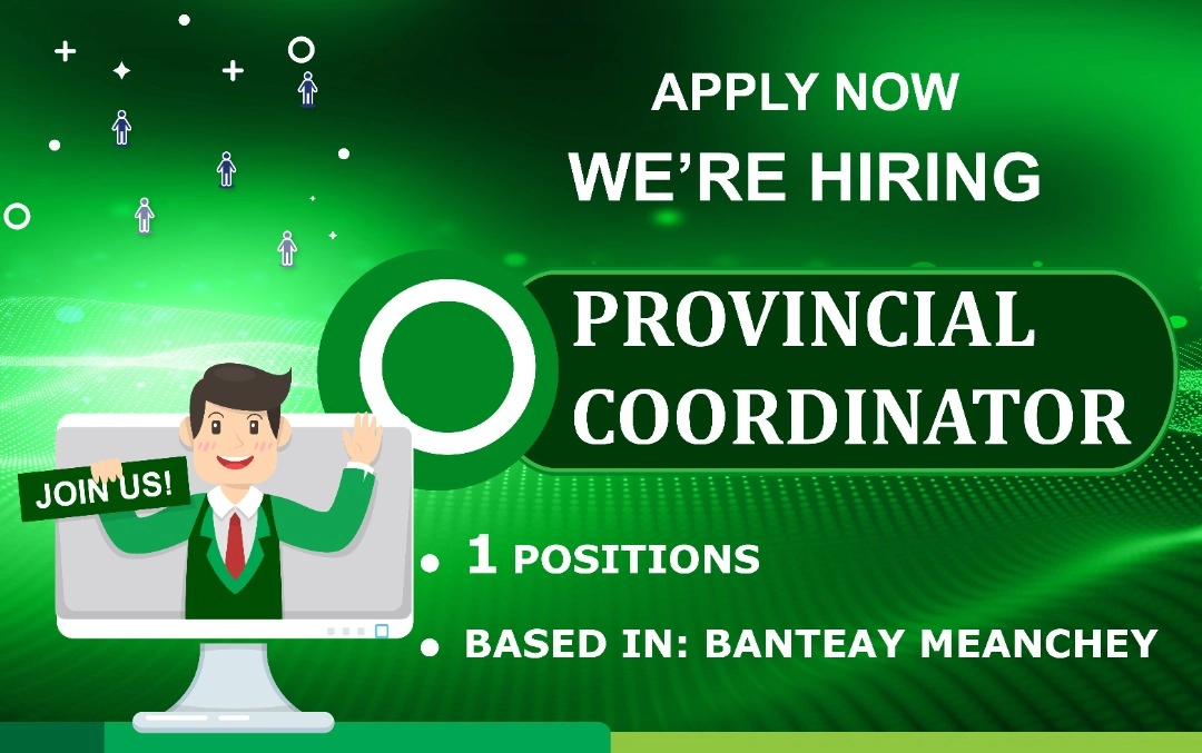 JOB ANNOUNCEMENT: PROVINCIAL COORDINATOR