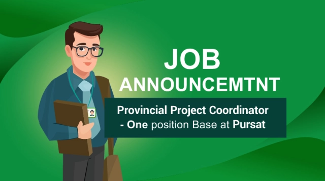 JOB ANNOUNCEMENT: Provincial Project Coordinator One position base at Pursat
